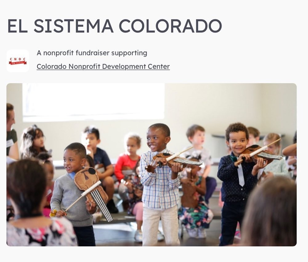 EduKit Donation to El Sistema Colorado