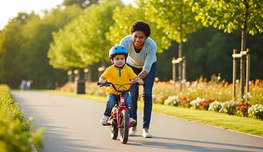 How Teaching Your Child to Ride a Bike Pays Off